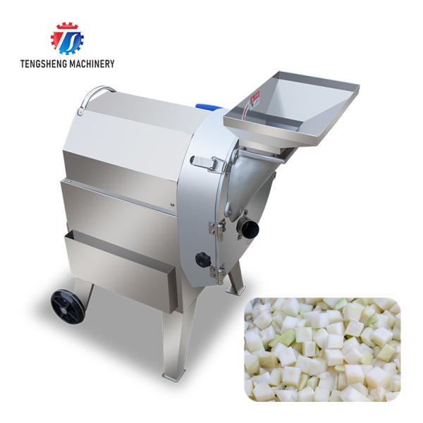 Quality SS Slender No Sticky Edges Vegetable Processing Machine Tengsheng for sale