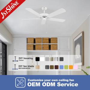 Antique Style Electric Ceiling Fan with Pull Chain 5 MDF Blades and Silent