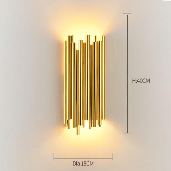 Modern Black Crystal Wall Light LED Bathroom Lamp Bedside Wall Sconce Lamp (WH-OR-151)