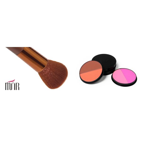 Large Angled Contour Makeup Blush Brush For Foundation , Private Label