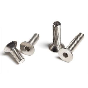 Wholesale Din7991 A2-70 Stainless Steel 304 Bolt M4 M5 M6 M8 Flat Countersunk Socket Hex Bolt from china suppliers