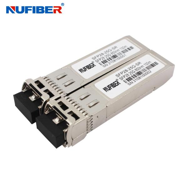 Quality Multimode 25G SFP28 Transceiver 100m 850nm LC DDM Compatible Cisco for sale