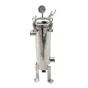 High Quality Stainless Steel Liquid Single Bag Filter Housing Industrial