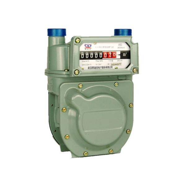 Quality Card Prepayment Diapharam Gas Meter with Aluminum Body Case for AMR System for sale