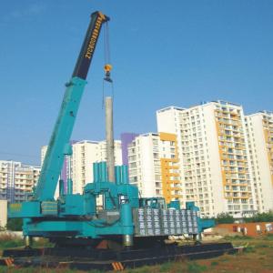 Low Noise Hydraulic Pile Driving Machine , Construction Piling Machine