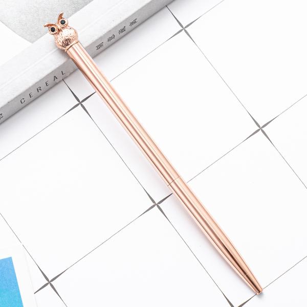 2022 Popular Custom Logo Owl Ballpoint Pen with Fast Shipping and Gel Pen Novelty