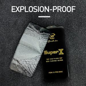 Super X 9H Full Glue 3D Screen Protector Tempered Glass Vivo X60 Pro Screen