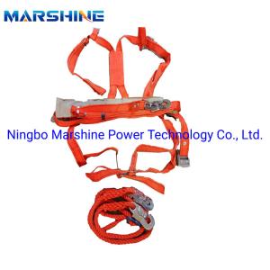 Red Color Safety Harness With High Strength Wire Material For Construction Work