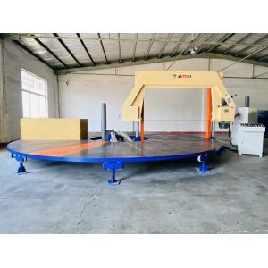 Automatic Rotary Sponge Cnc Foam Cutter Horizontal Splitting Carousel Suction