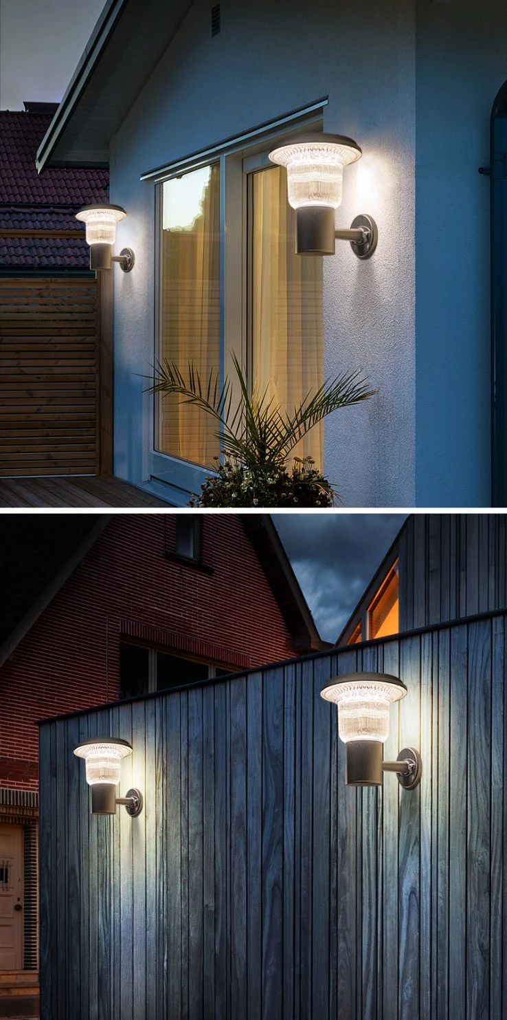 Outdoor IP65 8AH Solar Wall Light Waterproof 3000K With CE RoHS