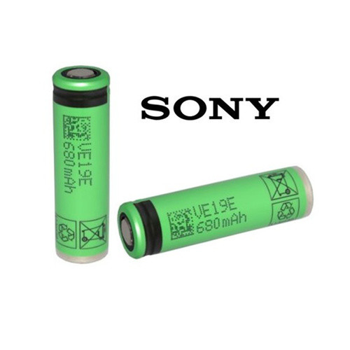 Sony US14500VR2 3.6V 680mAh 715mAh capacity lithium li-ion rechargeable battery