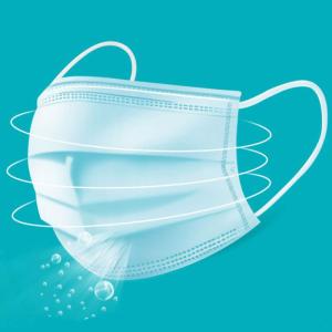 Wholesale Fabric Disposable Pollution Mask Three Layers Social Space Keeping Protection from china suppliers