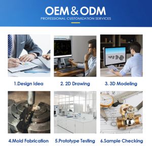 TUBOMART OEM Manual Brass Ball Valve Internal NPT Thread 3/8''-4'' Nickel Plated