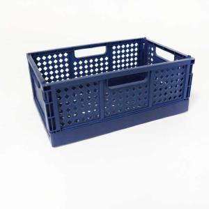 Multifunctional Reusable Folding Plastic Baskets For Fruits Stackable Rectangle