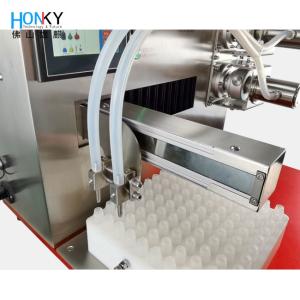 Tabletop Using Perfume Tube Bottle Liquid Filling Machine With Ceramic Piston