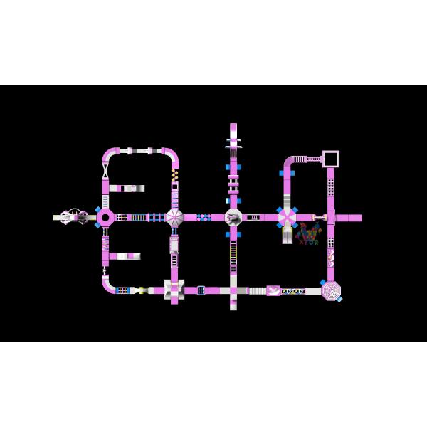 91X55Meter Sport Floating Aqua Inflatable Sea Water Park Obstacle Inflatable Water park