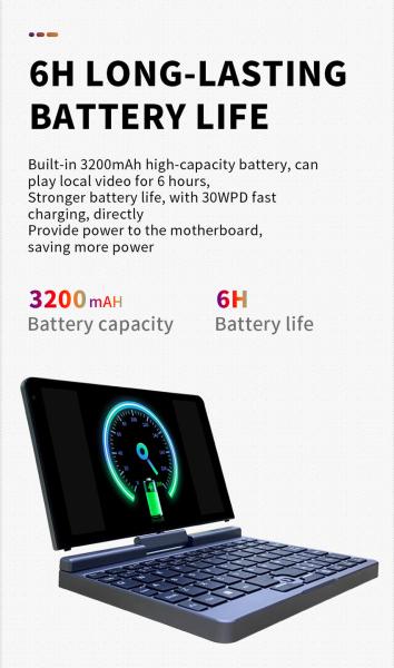 Quality Intel UHD Graphics 600 Small Notebook Computers With 8 Inch IPS Touch Screen for sale