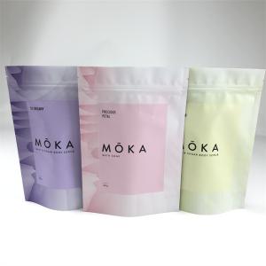 China Gravure Printing Plastic Bath Salt Packaging Bags Resealable Matte on sale