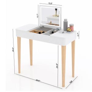 LED light Makeup Dressing Tables E1 With Mirror