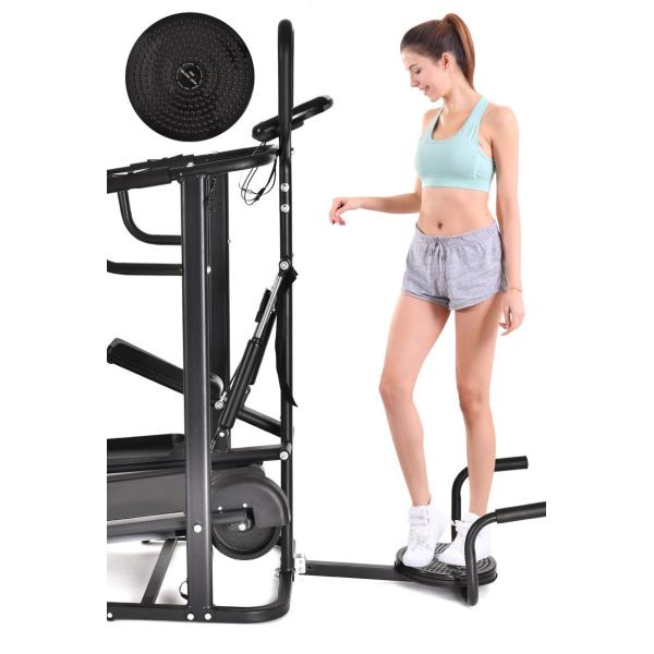 OEM Foldable Running Treadmill Training Twisting Machine Sit Ups With Led Screen
