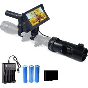 Photo Recording 200-400m Night Vision Sight With Infrared Laser Flashlight