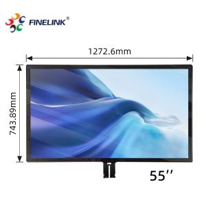 Customized 55 Inch All In One Capacitive Touch Panels Screen With RS485