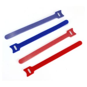 Back-to-Back Hook-and-Loop Cable Ties (Hook-and-Loop in One Piece), Colorful