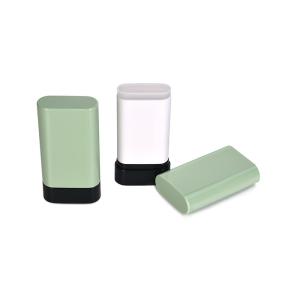 20g Twist-up PCR Plastic Deodorant Stick Container in Oval Shape