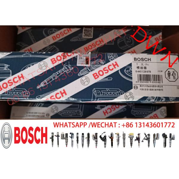 BOSCH GENUINE BRAND NEW injector 0445120078 0445120078 for Deutz 1112010630 Xichai/faw 6dl1,6dl2 FAW / GOLDEN DRAGON