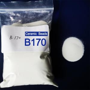 B170 Size 0.045-0.090mm Ceramic Blasting Media For Alu Cases Sandblast Finishing