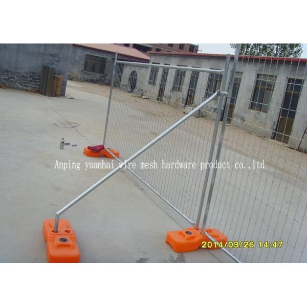 Quality Removable Construction Temporary Mesh Fencing Galvanized Steel Pipes Frame for sale
