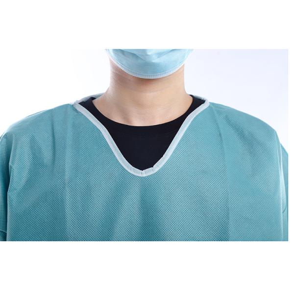 PP SMS Disposable Patient Suits Separate Drawstring Waist For Hospital Uniform