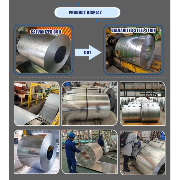 Decoiling Zinc Coated Galvanized Coils Galvanized Steel Sheet Roll Solution for Construction Projects