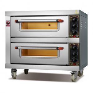 China 110v Commercial Baking Equipment 3 Deck 6 Trays Outdoor Propane 500 Degree Electric Gas Baking Oven on sale