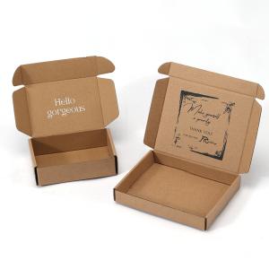 Corrugated Board Custom Reusable Kraft Flexography Shipping Box With Dividers