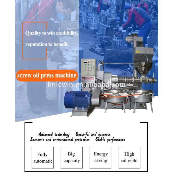 Quality Spiral Type Screw Oil Press Machine With High Oil Yield Easy Opeation for sale