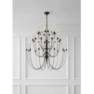 Vsual Comfort Erika Three-Tier Chandelier TOB 5206