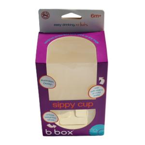 Hanging Clear Window Box Foldable Color Packaging Pantone With Shelves Header