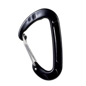 Wholesale 7075 Aluminum Alloy Carabiner 12KN Strength ZINC PLATED Finish for Pet D-Shape Hook from china suppliers
