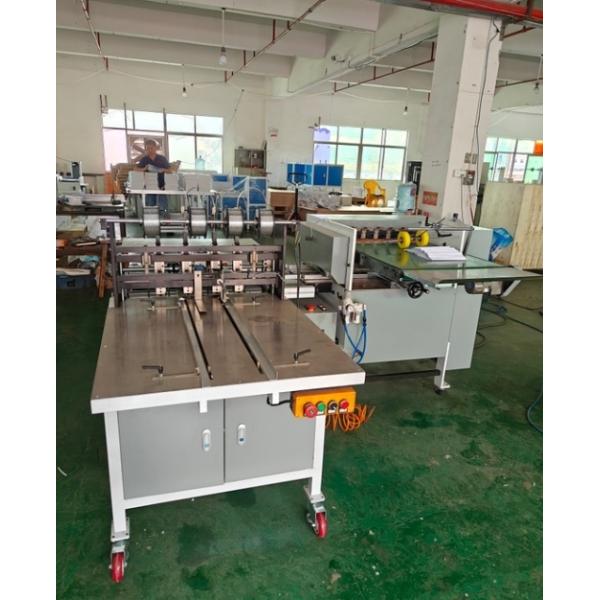 Professional Notebook Saddle Stitching And Folding Machine With 25pcs Binding