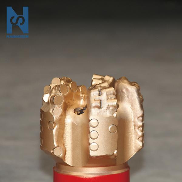3 Blade PDC Drill Bit 6 Nozzle 9in Cable Tool Drilling Rig Steel Body