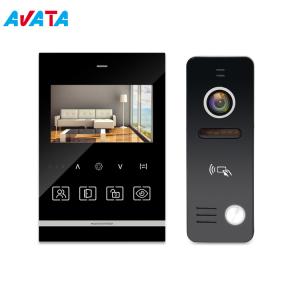 Home Security AHD 4.3 Memory Video Door Phone Video  Intercom system support PIR sensor