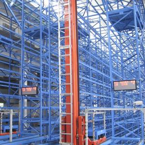 China Asrs Rack System Automated Warehouse Storage And Retrieval System With Safety Curtains on sale