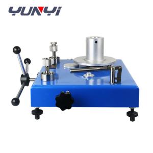 JY Hydraulic Dead Weight Tester Pressure Calibrator With Tungsten Carbide Piston