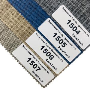 5% Openness 29% Polyester 71% PVC Sunscreen Roller Blinds Fabrics For Window