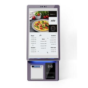 32 Inch Restaurant Ordering Kiosk Automatic Touch Screen Self Service Payment