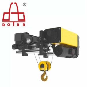 Remote Control European Double Speed 6m Electric Wire Rope Hoist 5 Ton