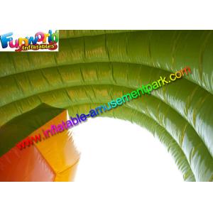 Kids Commercial Inflatable Slide , Jungle Tree Inflatable Cartoon Dry Slides