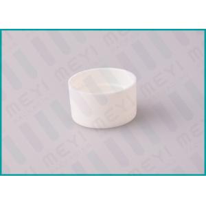 28mm White PP Plastic Screw Top Caps Round Shape With Customized Size