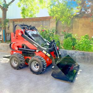 Wholesale Free Shipping Operating Weight 380kg 23Hp 27HP Mini Tracked Skid Steer Loader from china suppliers